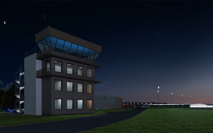 Wieża Kontroli Lotów Lotnisko Modlin Kwadratura - biuro architektoniczne