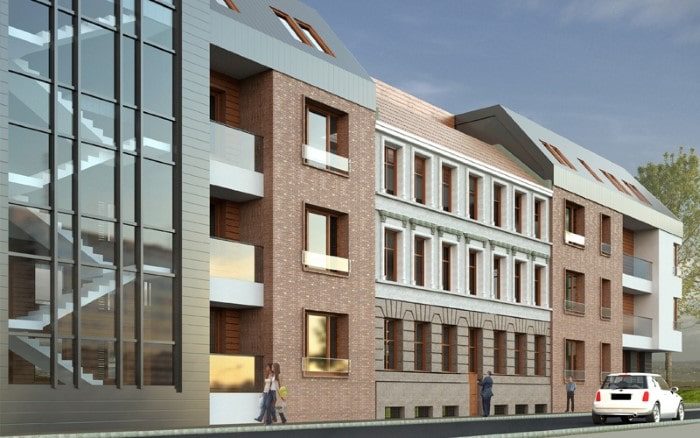 Zabudowa Kwartału w Gdański Kwadratura Biuro Architektoniczne